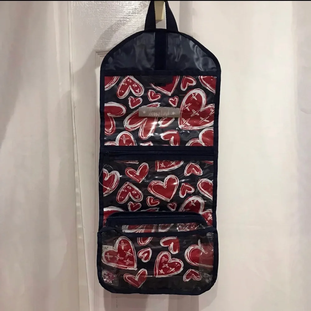 Limited Hanging Accessory or Makeup Travel Bag Clear Zipper Close Pouches
NWOT - Picture 2 of 11
